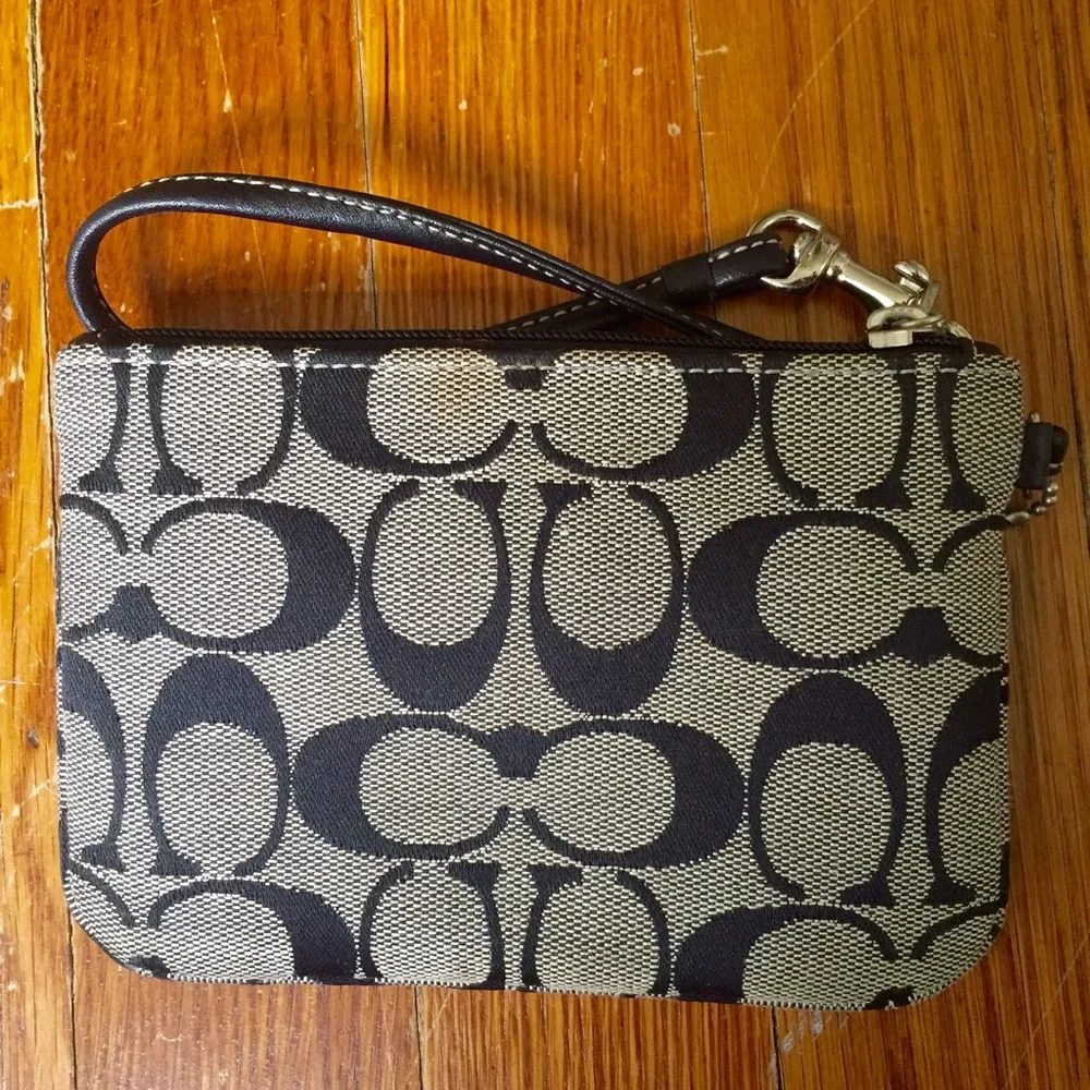 Coach Signature Wristlet - Picture 3 of 4